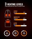 TIDEWE Men’s Heated Vest with Battery Pack