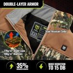 TIDEWE Men’s Heated Camo Jacket with Battery Pack
