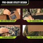 TIDEWE Men’s Heated Camo Jacket with Battery Pack
