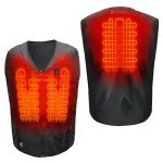 7V Battery Heated Vest Liner for Men - Black