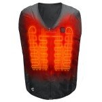 7V Battery Heated Vest Liner for Men - Black