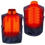 Men's Navy Heated Softshell Vest - Gerbing Gyde