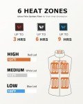 Venustas Women's Lightweight Heated Fleece Vest