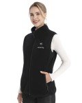 Venustas Women’s Heated Fleece Vest with Battery