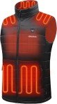Venustas Men’s Black Heated Vest - 20 Hour Heat