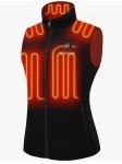 Venustas Women's Heated Fleece Vest - Black