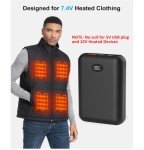 16000mAh Heated Vest Battery Pack for Hunting