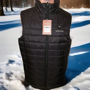 Venustas Men's Heated Vest with Battery Pack