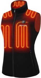 Venustas Heated Vest with Battery Pack - Black, S