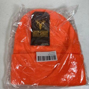 Blaze Orange Insulated Knit Hat for Hunting