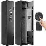 Digital Rifle Safe with Quick Access and Shelf