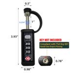 TSA Approved Gun Case Lock - Cut-Proof Padlock