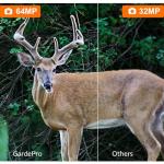 GardePro A3S 64MP Trail Camera with Night Vision