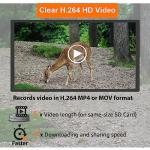 GardePro A3S 64MP Trail Camera with Night Vision