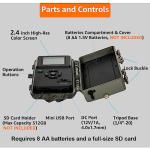 GardePro A3S 64MP Trail Camera with Night Vision