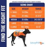 Hi-Visibility Blaze Orange Dog Safety Vest