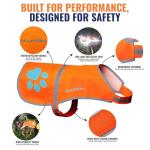 Hi-Visibility Blaze Orange Dog Safety Vest