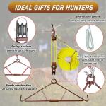 700lb Capacity Game Hoist Gambrel with Dual Pulley