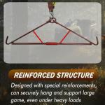 700lb Capacity Game Hoist Gambrel with Dual Pulley