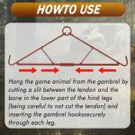 700lb Capacity Game Hoist Gambrel with Dual Pulley