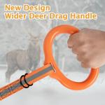 Hunthor Deer Drag Rope with Wider Handle