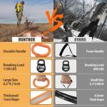 Hunthor Deer Drag Rope with Wider Handle