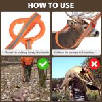 Hunthor Deer Drag Rope with Wider Handle