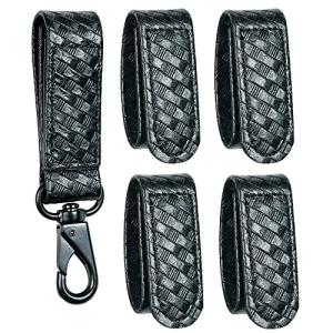 Basketweave Duty Belt Keeper Set with Key Clip