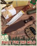MOSSY OAK 14-Inch Fixed Blade Bowie Knife