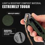 Grand Way Tactical Folding Knife with Tanto Blade