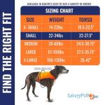 Blaze Orange Reflective Dog Vest for Hunting