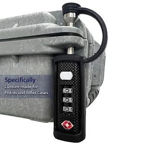 TSA Approved Gun Case Lock - Cut-Proof Padlock