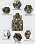 Venustas Men's Rechargeable Heated Camo Vest