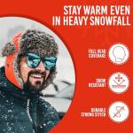 Men's Hunter Blaze Orange Trapper Winter Hat