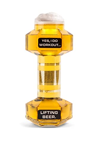 BigMouth Inc The Dumbbell Beer Glass