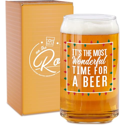 Wonderful Time for Beer - Festive Glass