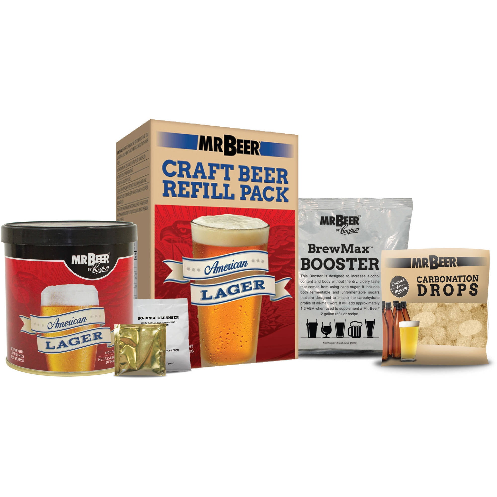 American Lager Beer Refill Kit for Homebrewing
