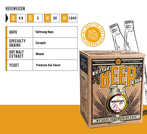 Hefeweizen Beer Making Kit - Complete Equipment & Supplies