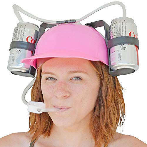 Pink Party Hat Drinking Helmet for Margaritas