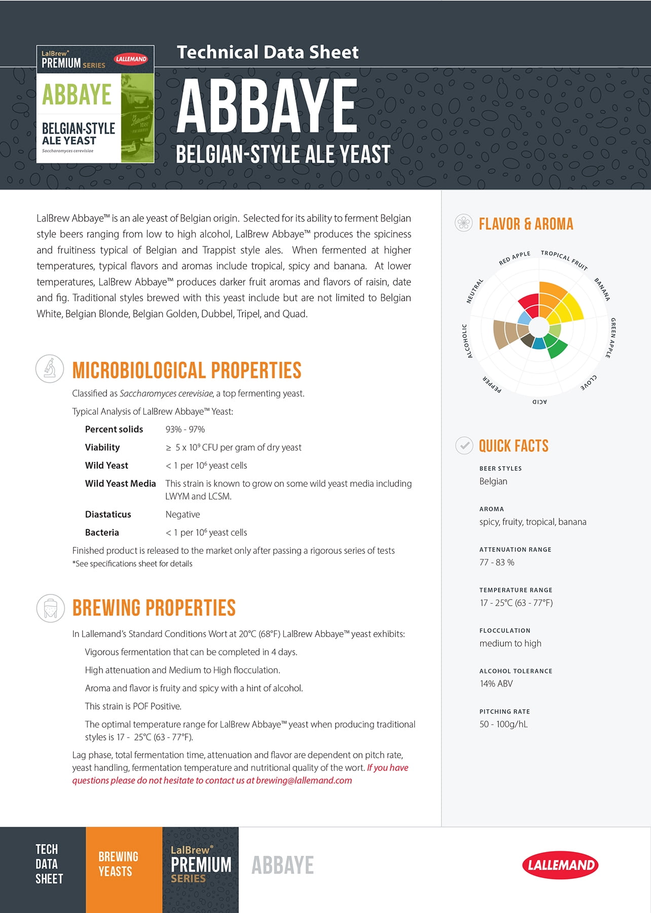 Danstar Abbaye Ale Yeast for Margaritas