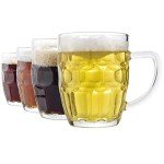 Dimple Stein Beer Mug Set of 4