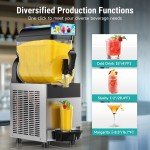 Commercial 4 Gal Margarita Machine with LED Light