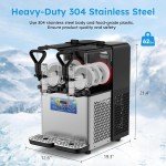 2x3L Commercial Slush Machine for Frozen Margaritas