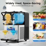 Double Tank Frozen Margarita Slushy Machine
