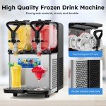 Double Tank Frozen Margarita Slushy Machine