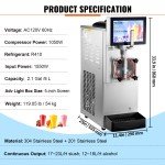VEVOR Slushy Machine for Margaritas & Smoothies