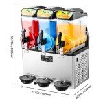 15L Commercial Slushy Machine for Frozen Margaritas