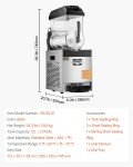 VEVOR Commercial Slushy Machine for Frozen Margaritas