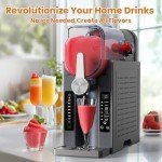 Home Slushie Maker with LED Display for Margaritas