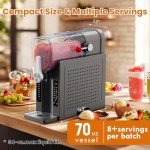 Home Slushie Maker with LED Display for Margaritas